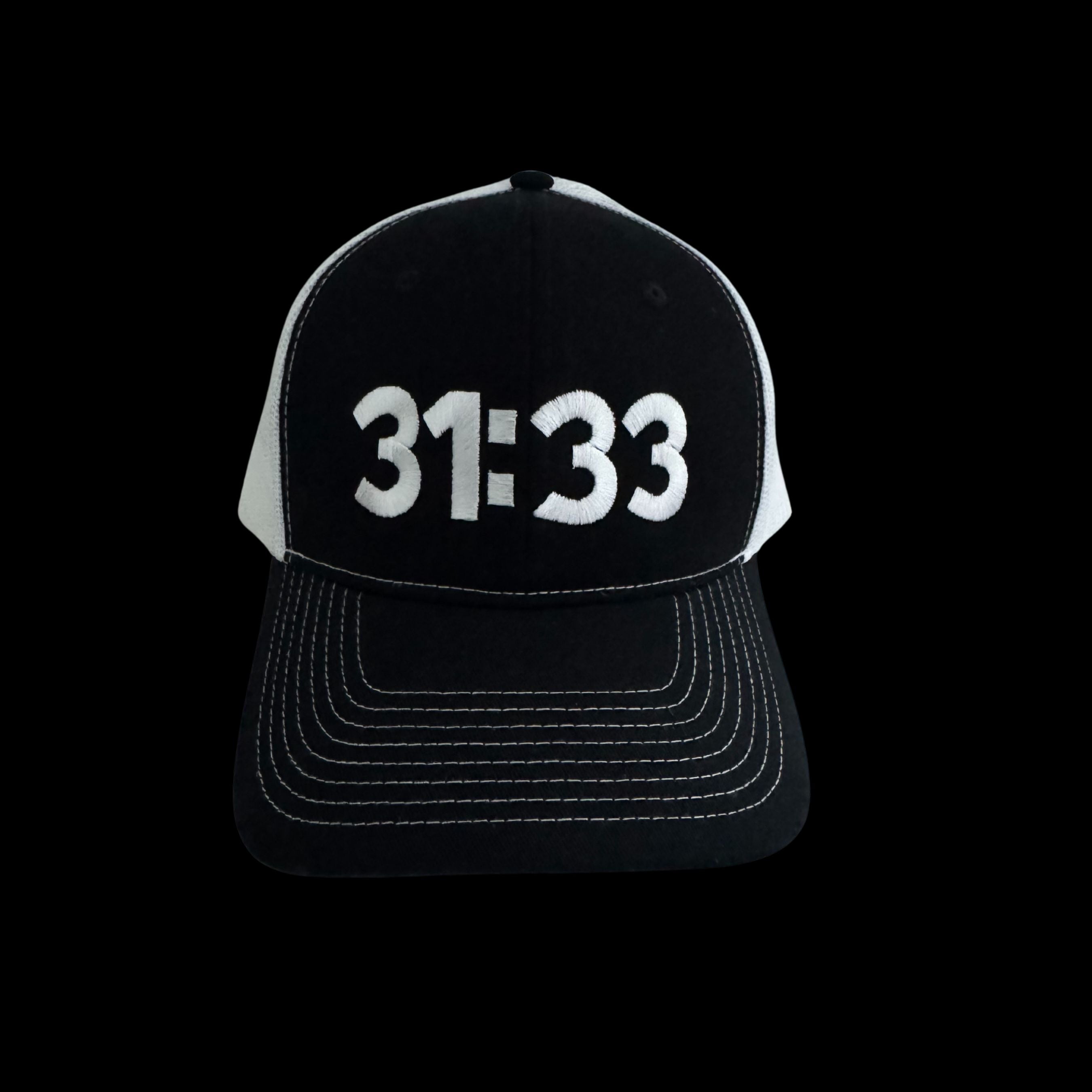 31:33 Embroidered Trucker Hat
