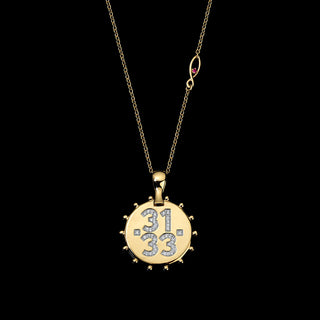 COVENANT PROMISE<br>I AM HIS<br>Diamond and 14Kt Reversible Pendent<br>with 14Kt Chain