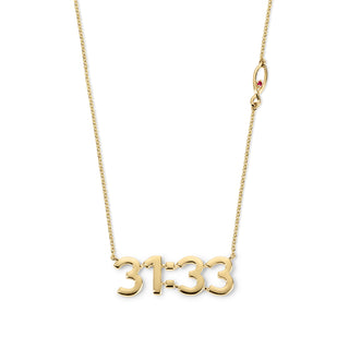 COVENANT PROMISE<br>Solid 14Kt<br>Name Plate  Necklace